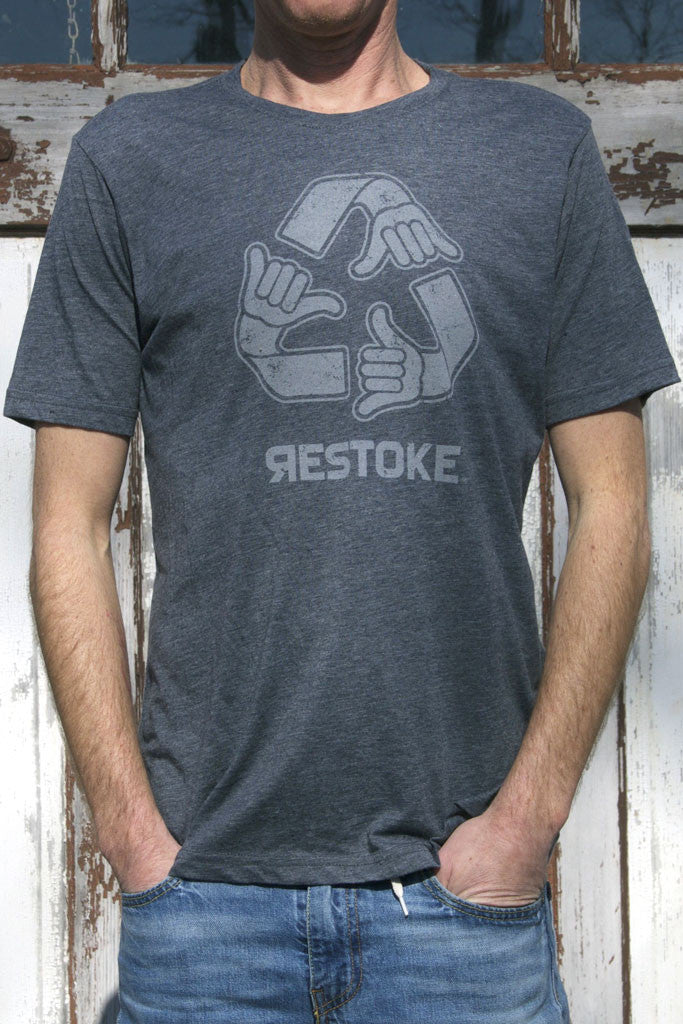 Short Sleeve Tee Antique Denim Mens