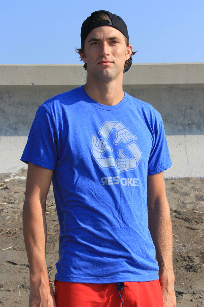 SHORT SLEEVE TRI BLEND TEE MENS