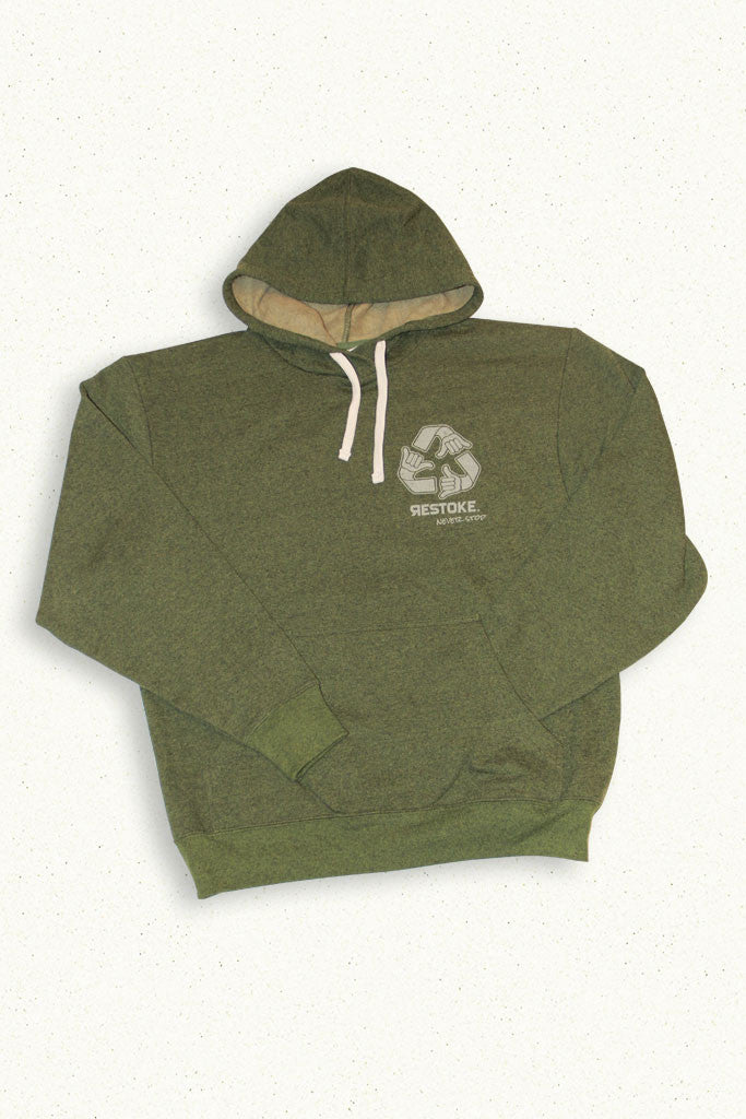ECO PULLOVER HOODIE MENS GRASS