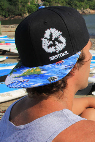 FLAT BRIM BLUE HAWAIIAN